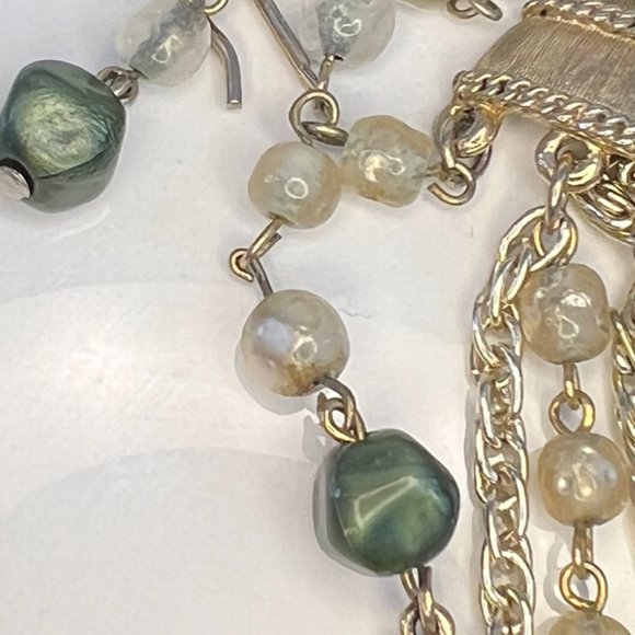 Vintage Signed ART Parure Set Necklace Bracelet Earrings - Picture 7 of 16